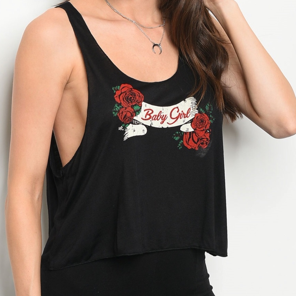 Graphic baby girl tank top - Picture 5 of 6